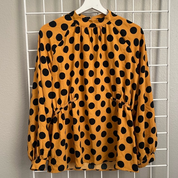Zara Polka Dot Blouse - Picture 10 of 10